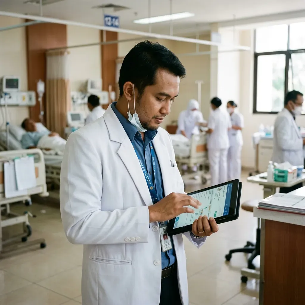 Gambar 6 Manfaat Simpan Rekam Medis Dengan Cloud Server Bagi Faskes