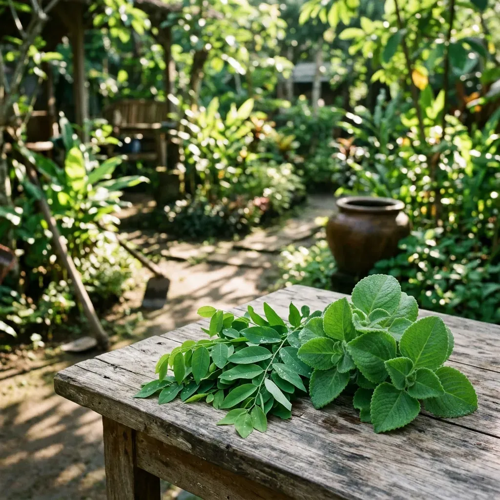 Gambar Daun Katuk dan Daun Torbangun: Bukti Klinis Kombinasi Herbal ASI Booster & Manajemen Laktasi Faskes