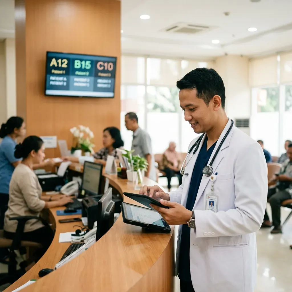 Gambar Efisiensi Manajemen Antrean Pasien dan Presensi Dokter Praktik Mandiri Berbasis Aplikasi Web