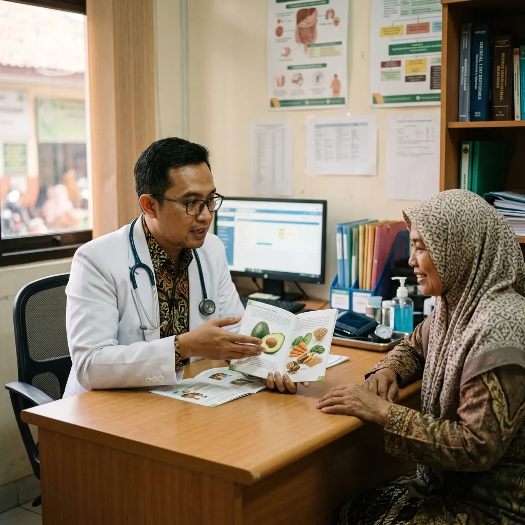 Gambar Khasiat Buah Alpukat untuk Kesehatan Jantung dan Kolesterol: Tinjauan Medis dan Integrasi Manajemen Preventif Faskes