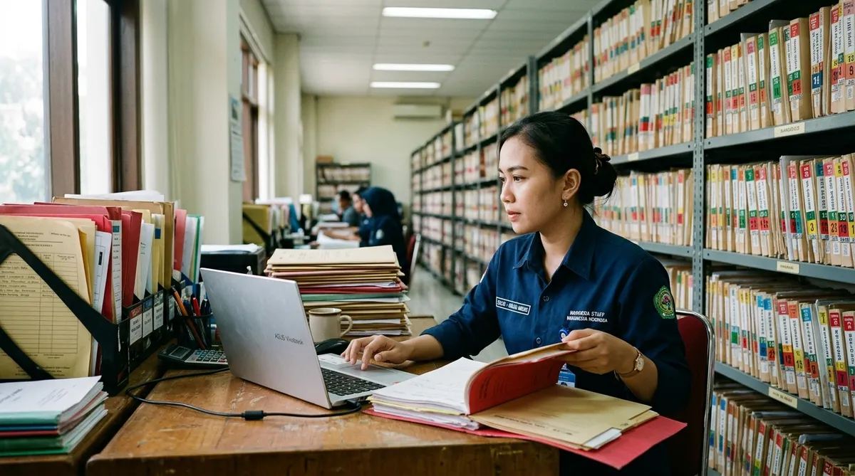 Gambar Langkah Taktis Migrasi Rekam Medis Kertas ke RME Digital: SOP Fasyankes Tanpa Menghambat Antrean Pasien
