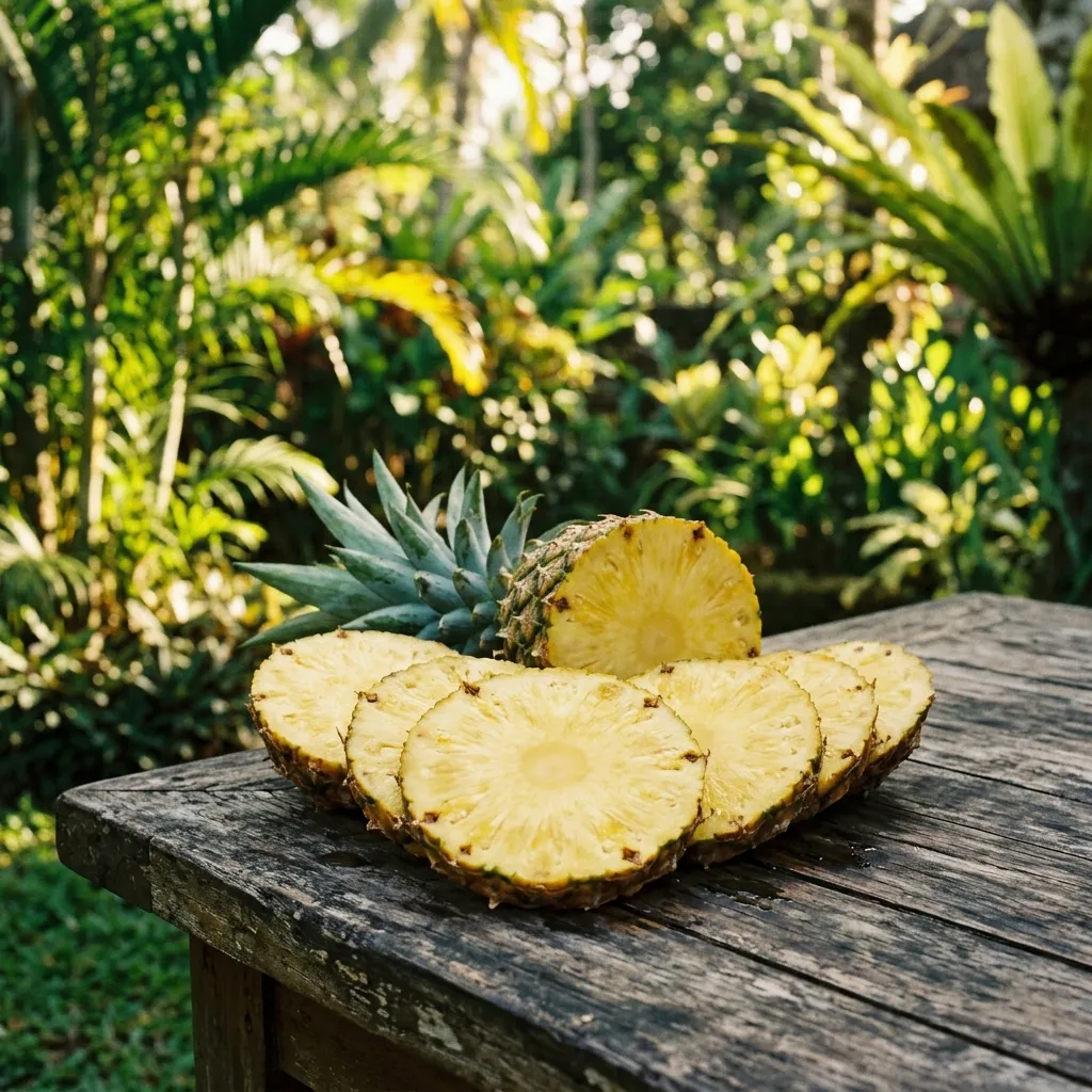 Gambar Manfaat Buah Nanas dan Enzim Bromelain untuk Sendi dan Pencernaan