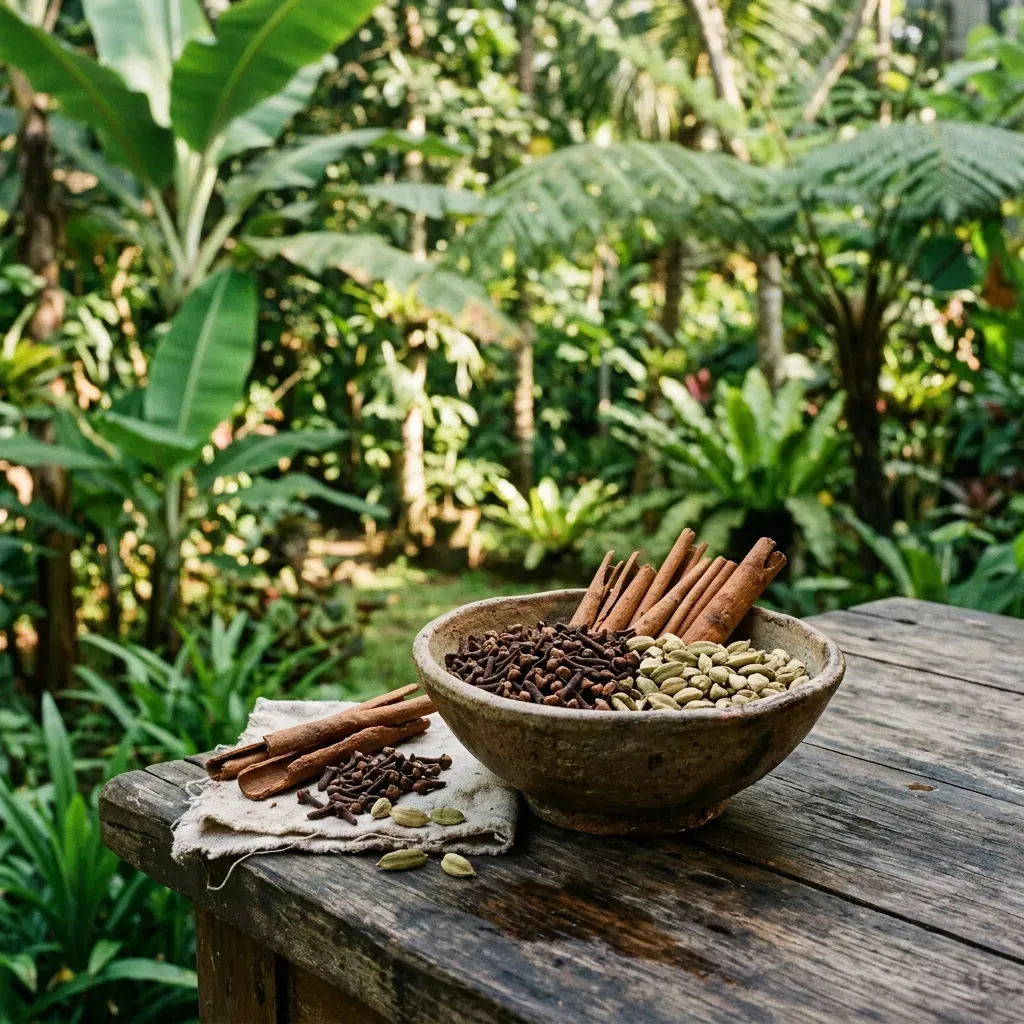 Gambar Manfaat Rempah Nusantara: Cengkeh, Kayu Manis, dan Kapulaga sebagai Anti-Inflamasi Alami