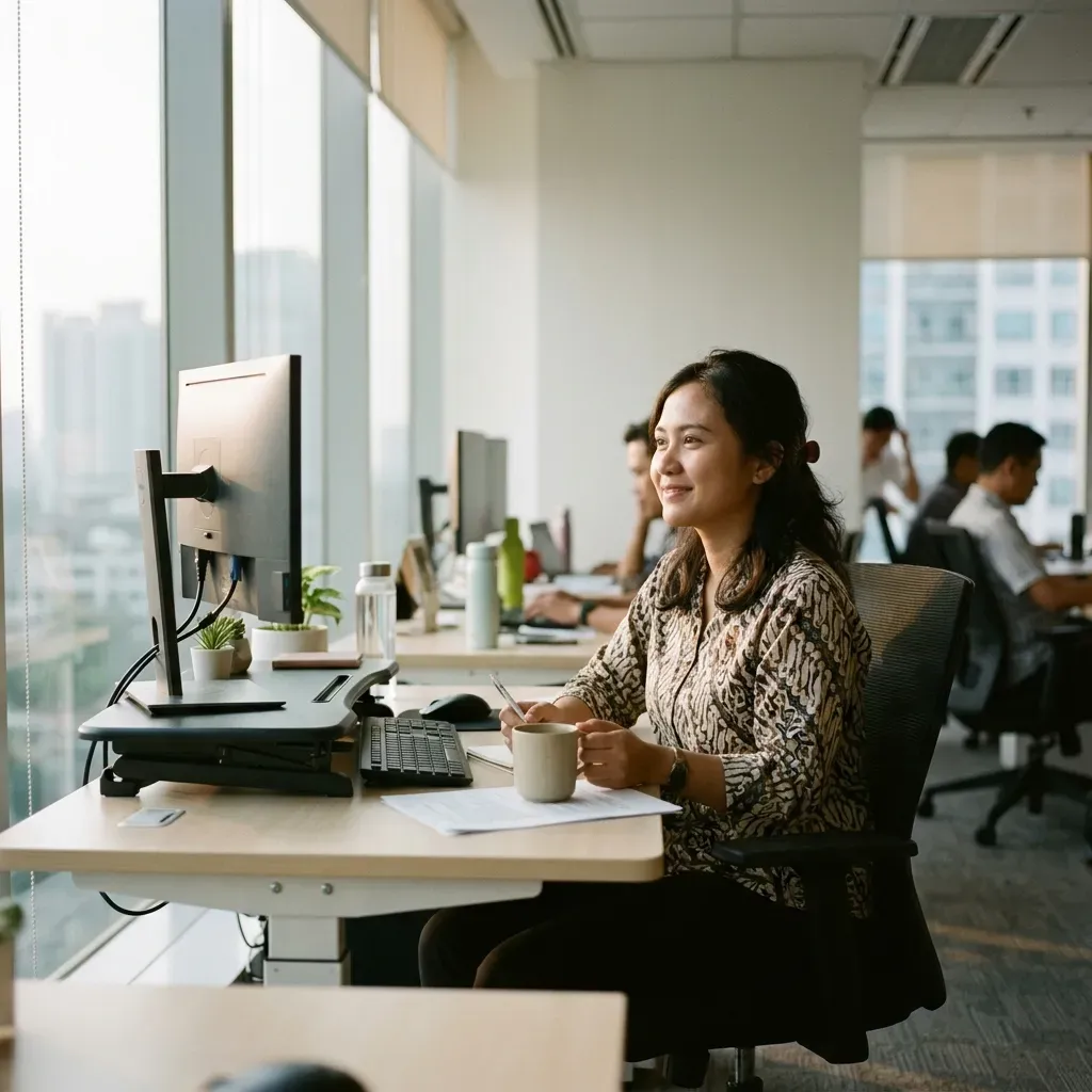Gambar Ergonomi Terintegrasi dan Kesehatan Mental Kerja di Era Digital