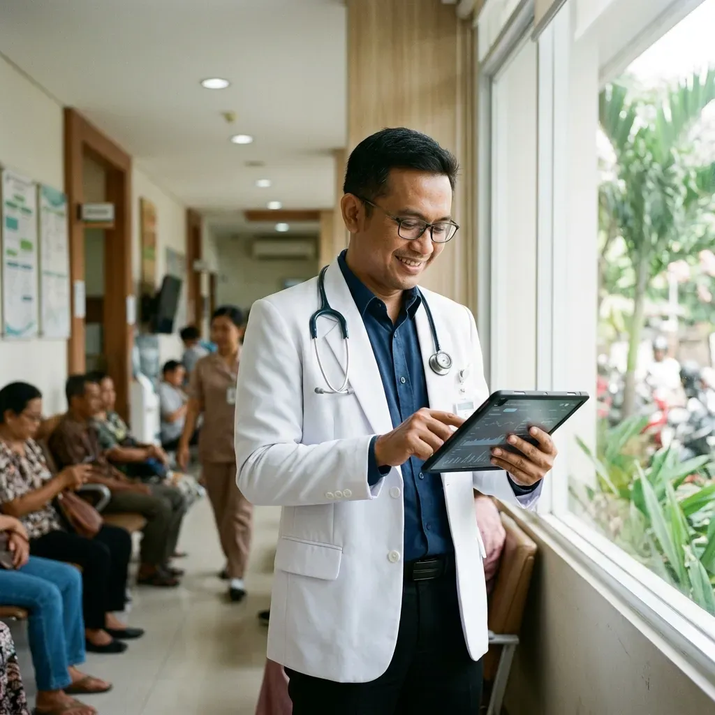 Gambar Penerapan Rekam Medis Elektronik di Fasilitas Kesehatan Indonesia