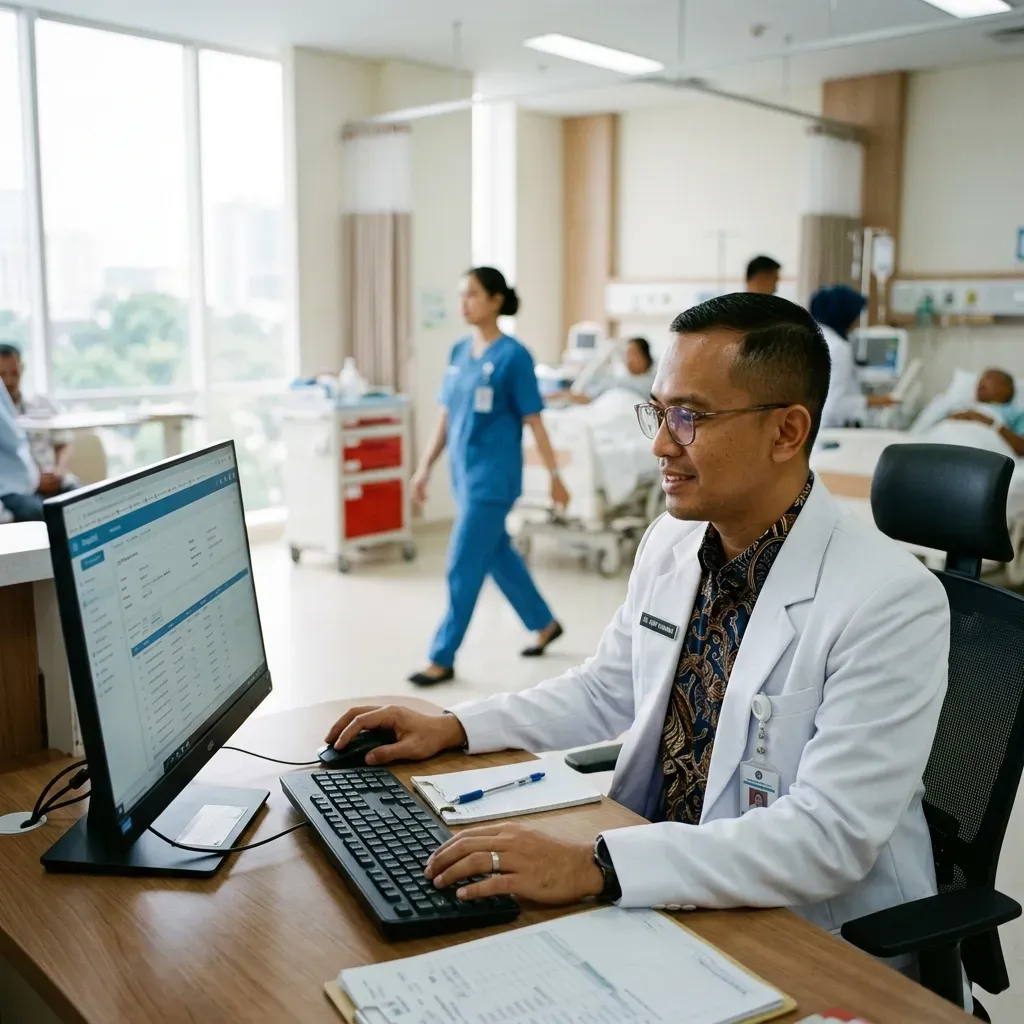 Gambar Penerapan SIMRS di Era Digital Health: Akselerasi Interoperabilitas SATUSEHAT, Kepatuhan Regulasi, dan Efisiensi Manajemen Faskes
