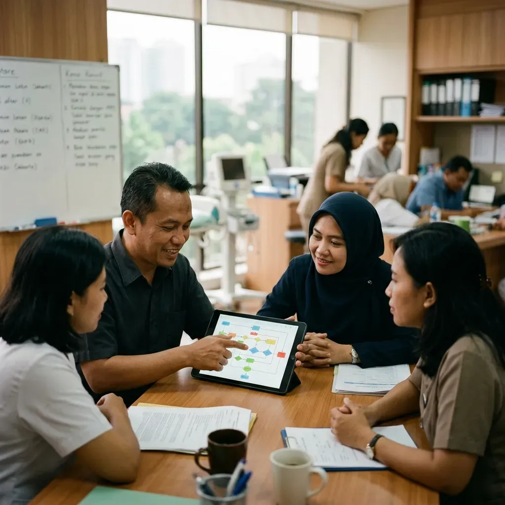 Gambar Peningkatan Efisiensi Operasional Melalui Pendampingan Sistem Faskes