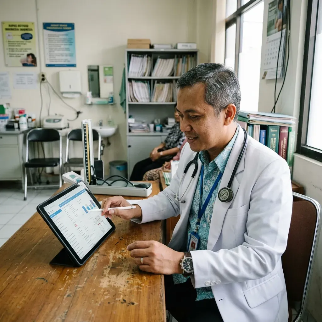 Gambar Rekomendasi Software ERM Murah Terintegrasi SATUSEHAT Kemenkes untuk Praktik Dokter Mandiri
