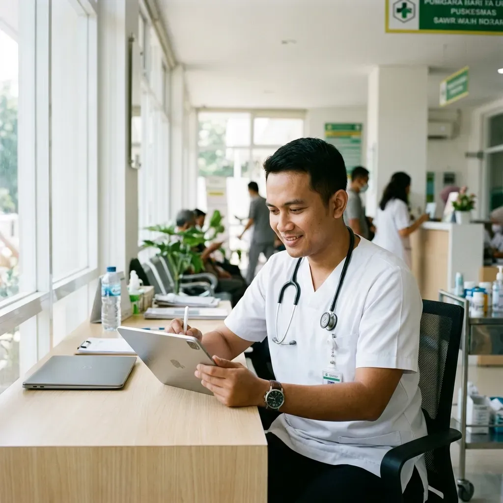Gambar Strategi Peningkatan Efisiensi Operasional Klinik Modern Melalui Digitalisasi Terintegrasi