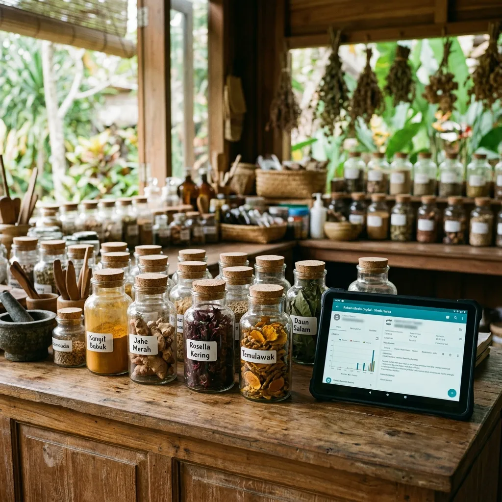 Gambar Tanaman Herbal Indonesia Kaya Antioksidan: Khasiat Klinis dan Standardisasi Rekam Medis Terintegrasi