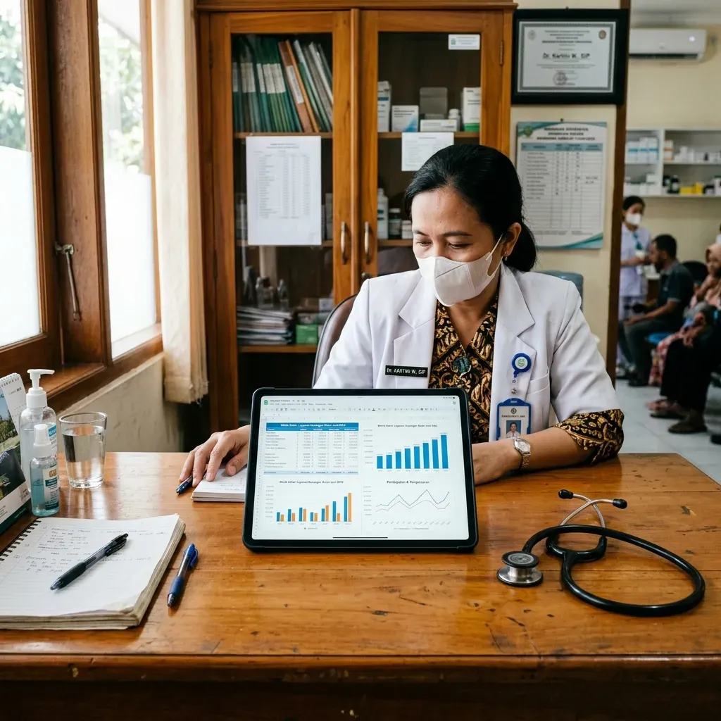 Gambar Tips Mengatur Laporan Keuangan dan Rekonsiliasi Kas Praktek Dokter Mandiri Secara Otomatis